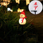 Solar Christmas Snowman Garden Light — Outdoor Lawn & Pathway Decor