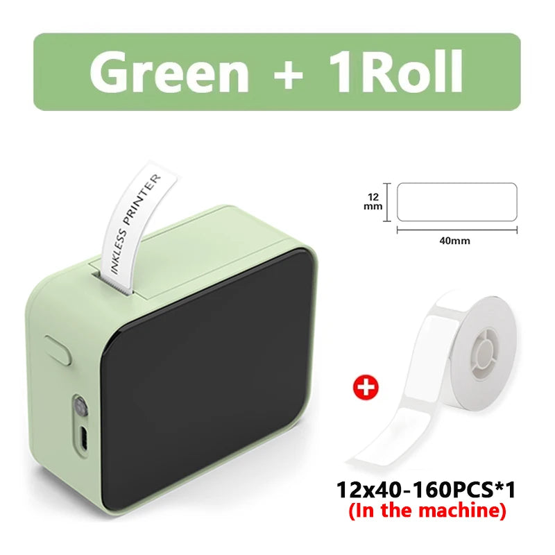 Marklife P15 Mini Bluetooth Label Printer — Portable Thermal Sticker Maker, No Ink Needed