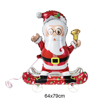Christmas Standing Foil Balloons – Snowman, Reindeer, Santa & More