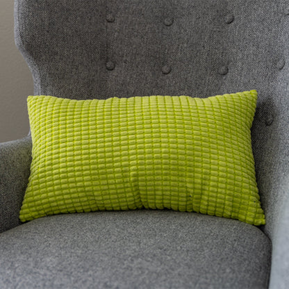12''x20'' Soft Chenille Dot Throw Pillow | 8 Colors – Plush Textured Design | Cozy Modern Lumbar Accent | Insert Included