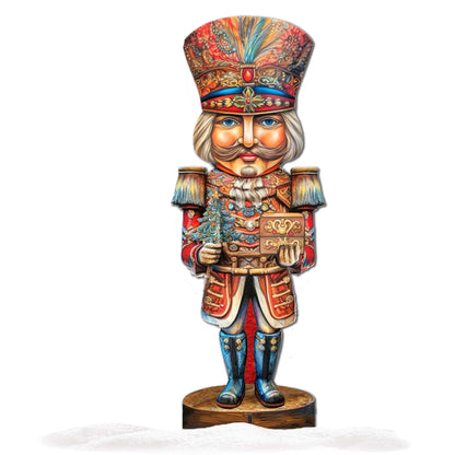 Nutcracker with a Heartwarming Surprise Outdoor Decor by G. Debrekht