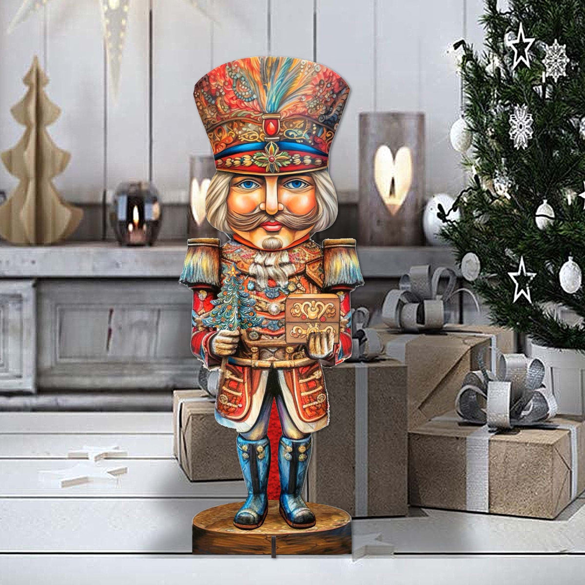 Nutcracker with a Heartwarming Surprise Outdoor Decor by G. Debrekht