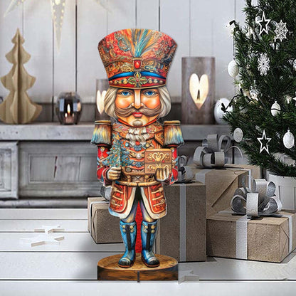 Nutcracker with a Heartwarming Surprise Outdoor Decor by G. Debrekht