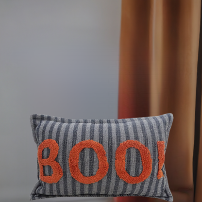 Halloween Throw Pillow BOO!