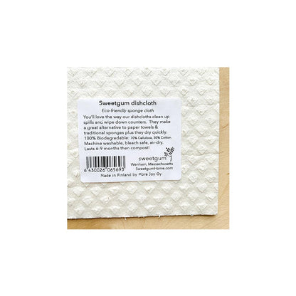 Happy Cow Swedish Dishcloth — Eco-Friendly Reusable Kitchen Cloth in Red & Black