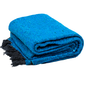 Aqua Blue Mexican Blanket