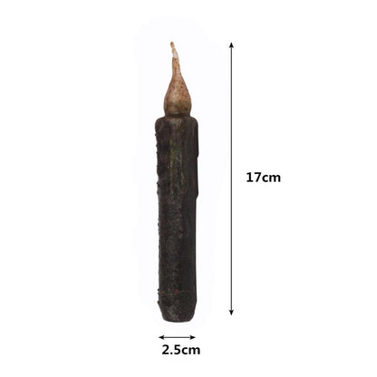 LED Flameless Real Wax Taper Candles with Remote & Timer