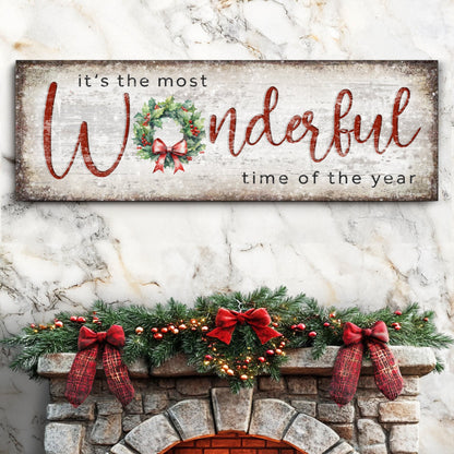 It's the most Wonderful Time of the Year Christmas Sign