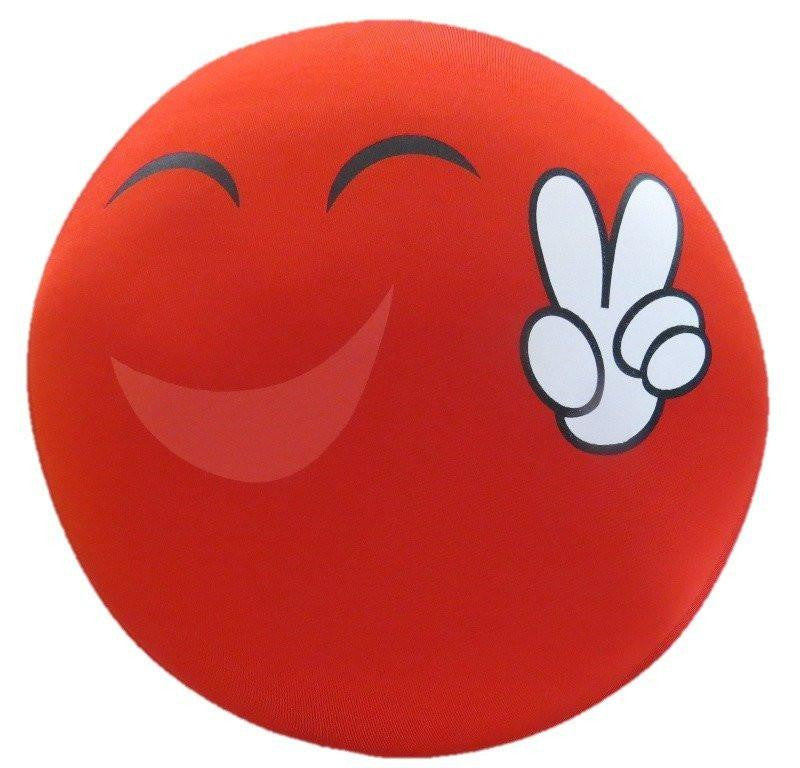 Squishy Emoji Microbead Throw Pillow