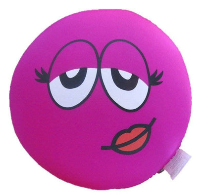 Squishy Emoji Microbead Throw Pillow